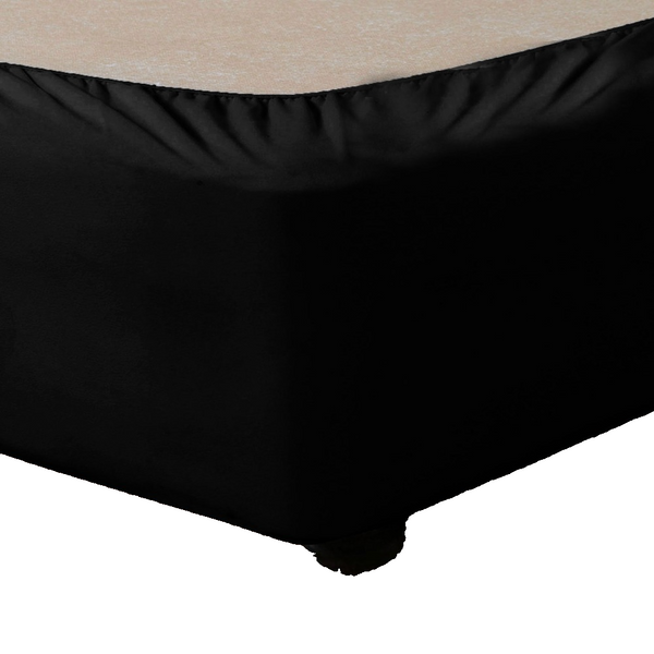 Single Apartmento Stretch Valance Ebony (Black) Other Bedding