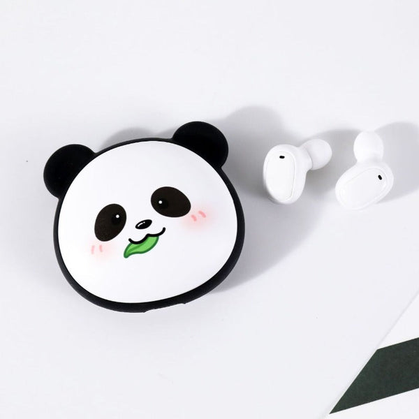 Tws True Wireless Sports Running Bluetooth Random Panda Design Earbuds