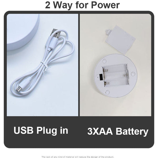 Sand Painting Lamp Remote Control Rgb Led Night Light Quicksand Table Desk Lamps