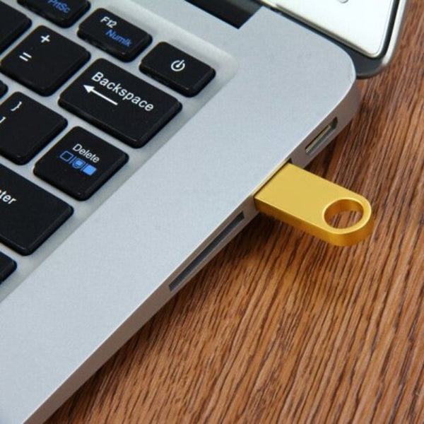 8Gb Usb 2.0 Flash Driver Golden Usb Flash Drives