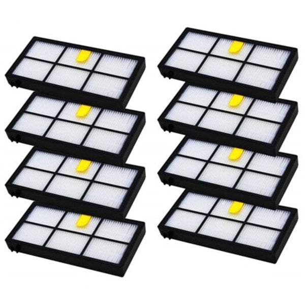 8Pc For Irobot Roomba 890 894 860 861 880 870 980 960 964 Vacuum Cleaner Hepa Filter Black Vacuum Cleaner Parts
