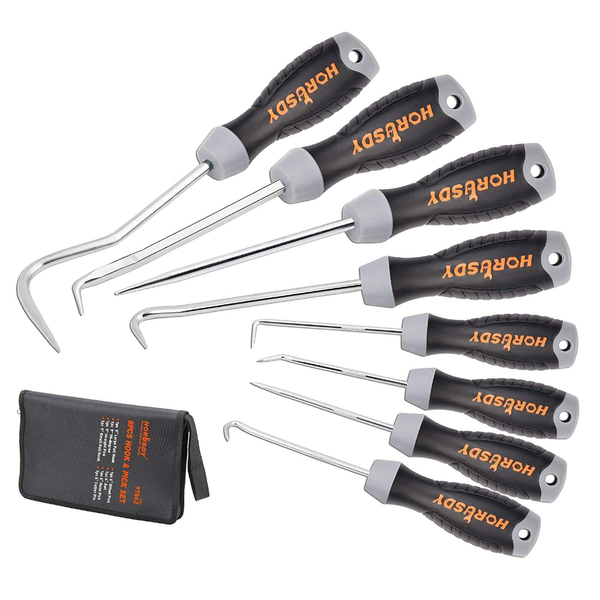 Horusdy 8Pc Pick And Hook Set Oil Seal O Ring Puller Extractors Gasket Remove Tool Other Hand Tools