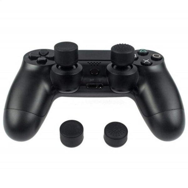 8Pcs Controller Joystick Thumb Stick Grip Cap Cover For Ps4 / Ps3 Xbox One Black