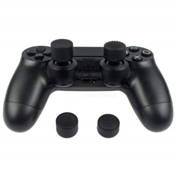 8Pcs Controller Joystick Thumb Stick Grip Cap Cover For Ps4 / Ps3 Xbox One Black Controllers & Attachments