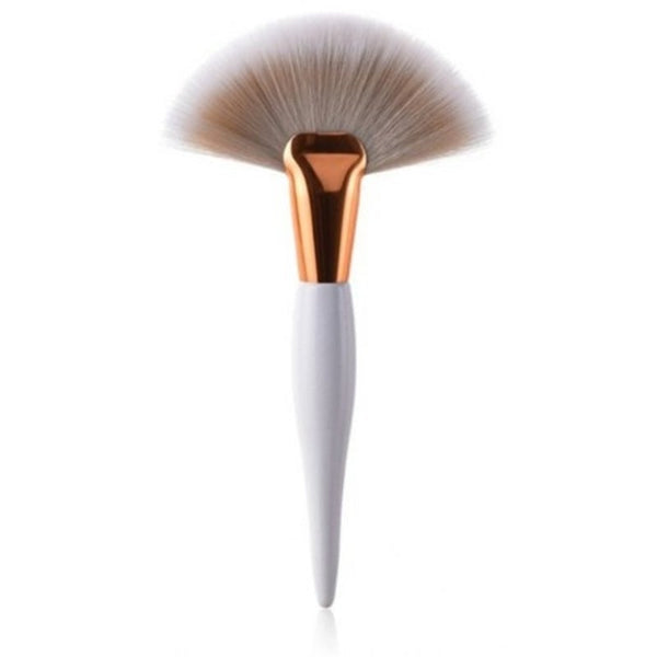 8Pcs Luxury Professional Makeup Brushes Powder Foundation Tool Milk White