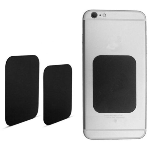 8Pcs Metal Plates Sticker Replace For Mag Netic Car Mount Holder Cell Phone Locator Technology Black Mounts & Holders