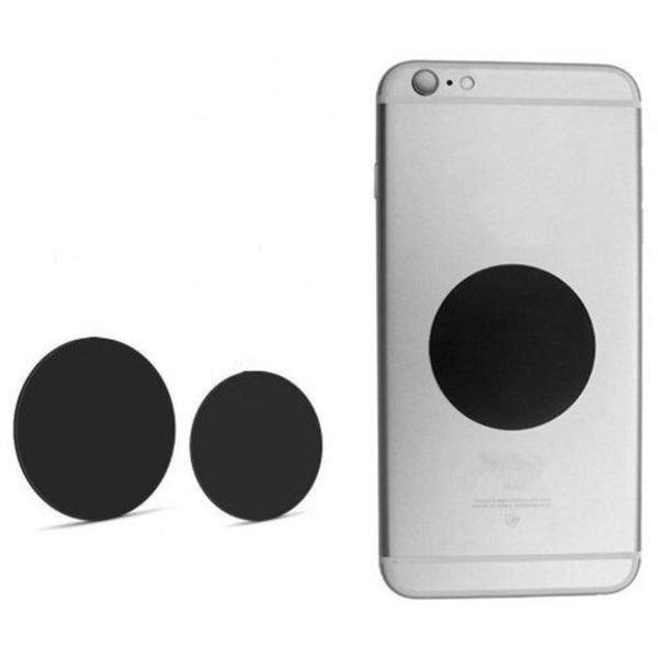 8Pcs Metal Plates Sticker Replace For Mag Netic Car Mount Holder Cell Phone Locator Technology Black Mounts & Holders