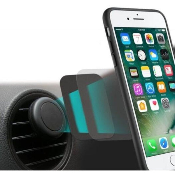 8Pcs Metal Plates Sticker Replace For Mag Netic Car Mount Holder Cell Phone Locator Technology Black Mounts & Holders