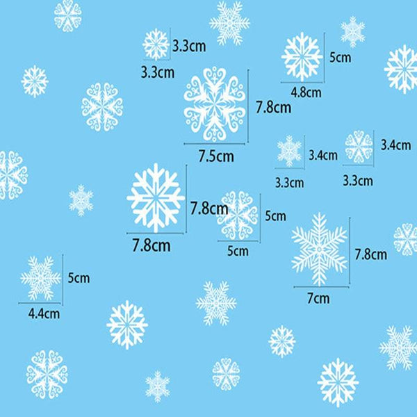 Decorative Stickers 8 Sheets Christmas Window Decorations