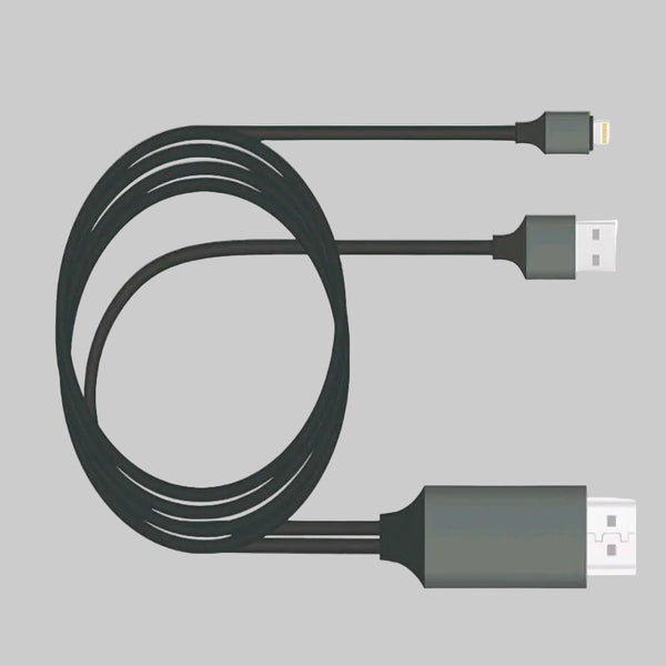 8Ware Plug & Play Apple Compatible Pin To Hdmi 2M Cable For Iphone Ipad Usb Wi Fi Adapters/Dongles