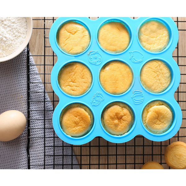 9 Hole Silicone Little One Food Box Storage Sealed Fresh Keeping Ice Tray Mold Ice Cubes Trays & Moulds