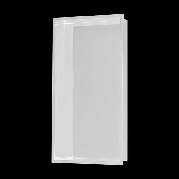 641 X 336 101Mm Shower Niche Single Shelf Organizer No Tile Needed In White Shelves