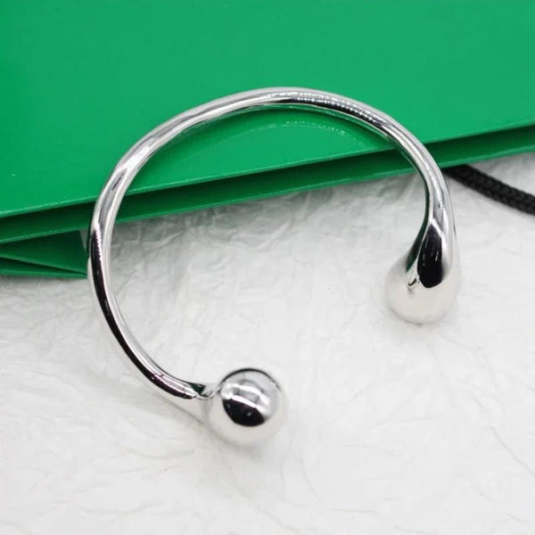 Veile Studios Gold Silver Smooth Water Drop Bracelet From Europe Fashion Designer Brand For Women Bracelets