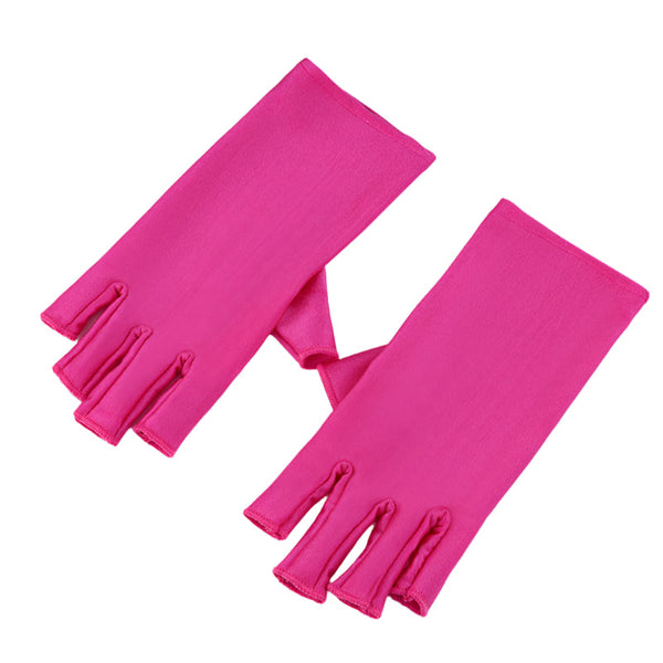 Manicure Uv Protection Gloves Half Finger Clothing In Various Colours Manicure & Pedicure Tools & Kits
