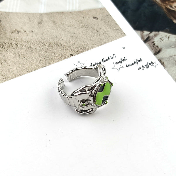 Omnitrix Ring Ben Cosplay Metal European And American Style Rings