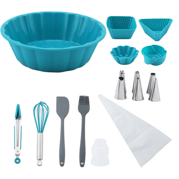 Silicone Cake Mould Kitchen Utensils Baking Set Bakeware Sets