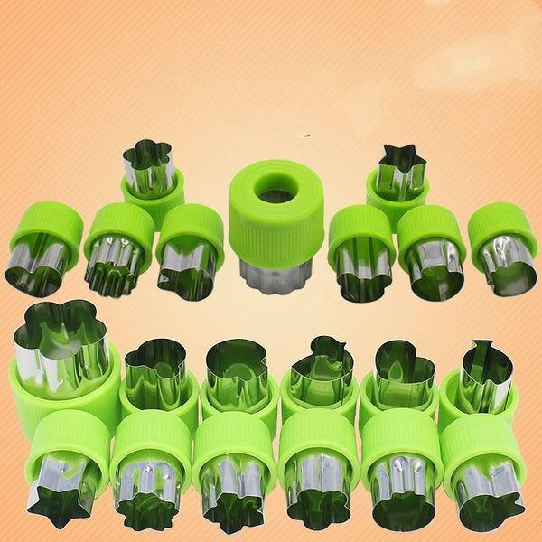 Vegetable Fruit Flowers Cutter Mold Cake Cookie Baking Tools