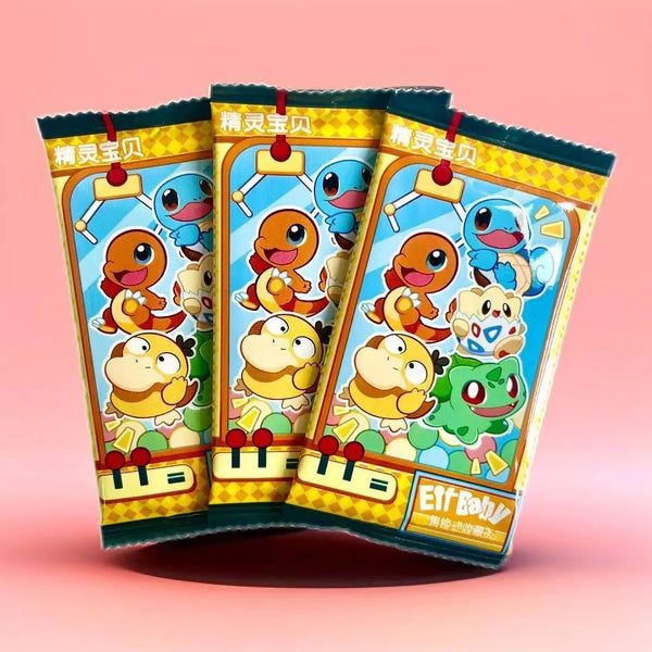Mika's First Pok E Mon Collection Interchangeable Hidden Cards Character Flash Family Card Games
