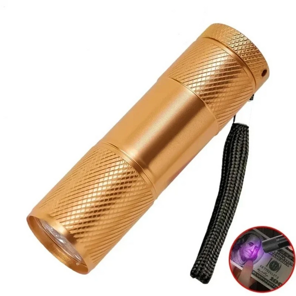 Mini Black Light Flashlight Waterproof Uv Ultraviolet 9Led Detector For Pets Dog Urine Stains Flashlights