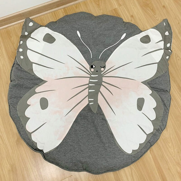 90 X 90Cm Kids Play Game Mats Butterfly Rugs & Carpets