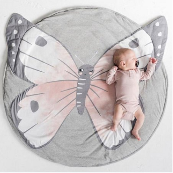 90 X 90Cm Kids Play Game Mats Butterfly Rugs & Carpets