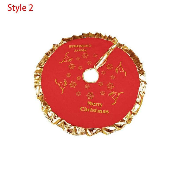 Christmas Tree Decorations 90Cm Skirt Reusable Seasonal Decorations