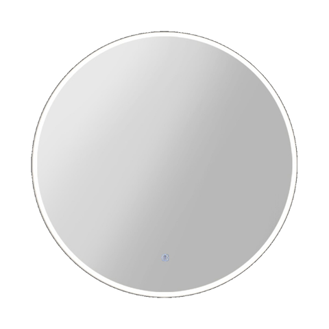 90Cm Led Wall Mirror Bathroom Light Decor Round Mirrors