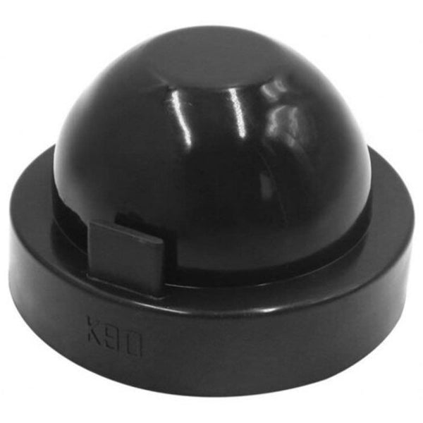90Mm Led Headlight Rubber Waterproof Sealing Dust Cover 2Pcs Black