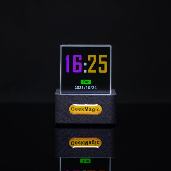 New Trend Mini Transparent Wifi Weather Clock Creative Gift Desktop Decoration Display Wall Clocks