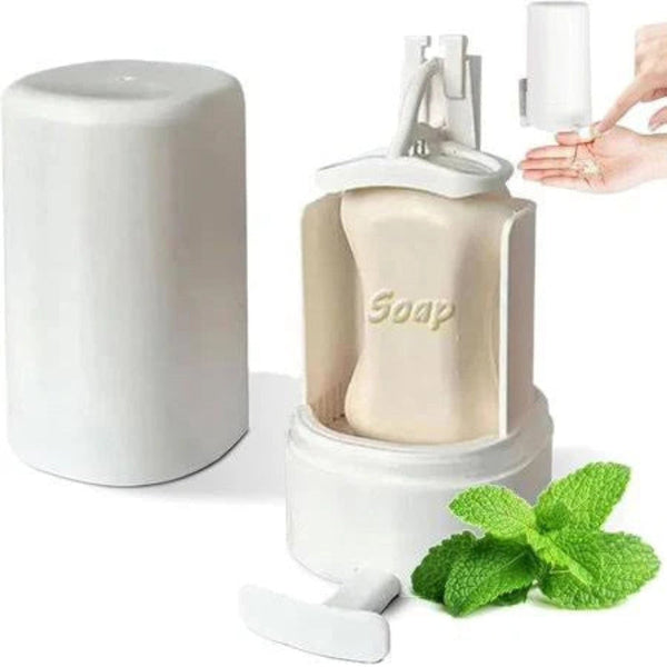 Soap Grinder Dispenser Wall Mounted Organizer Box For Kitchen Office Gym Hotel Soap Dispensers