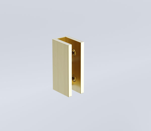120Cm Frameless Glass Sliding Shower Door With Gold Rail And Hardware Shower Doors
