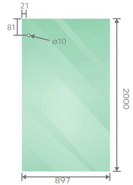 140X100cm Frameless Glass Sliding Corner Shower With Black Rail And Hardware Shower Doors