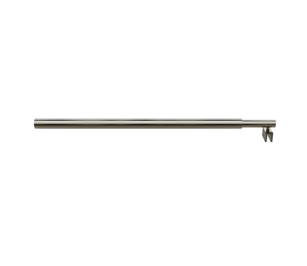 70Cm Reeded Glass Shower Screen With Gunmetal U Brackets & Round Pole Shower Enclosures