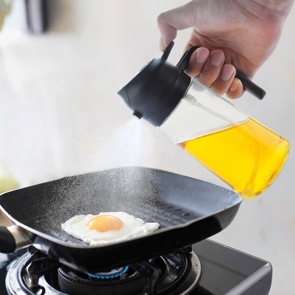 2 In 1 Kitchen Olive Oil Dispenser Sprayer Grilling & Picnic Tools Oil & Vinegar Dispensers