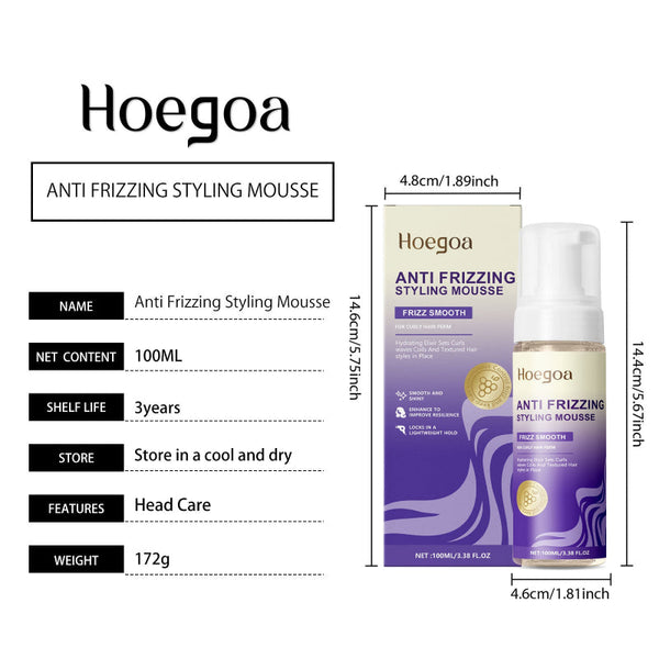 Curls Volumizing And Styling Mousse Shine Confident Soft Elastic Curling Straightening & Curling Irons