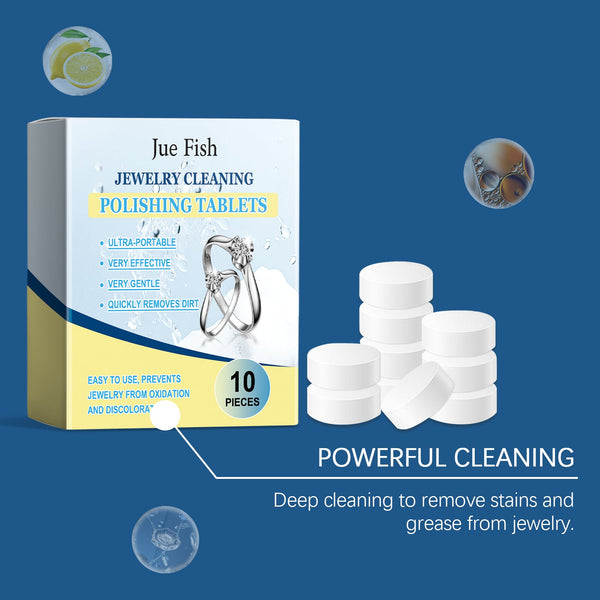 Jewelry Cleaning Effervescent Tablet Jewelry Cleaning Decontamination Anti Oxidation Jewelry Maintenance Cleaning Tablet Cleaners & Polish