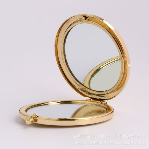 Mini Pocket Cosmetic Compact Mirror Foldable Double Sides Girl Beauty Tools Makeup Mirrors