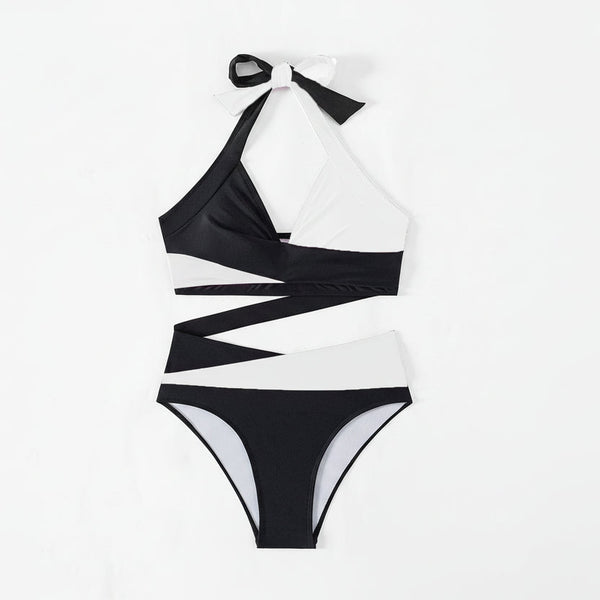 High Waist Two Piece Swimsuit Women's Swimwear