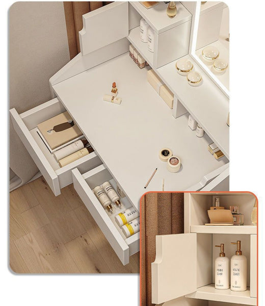 Makeup Vanity Mirror Desk Table With Led Lighting Makeup Mirrors