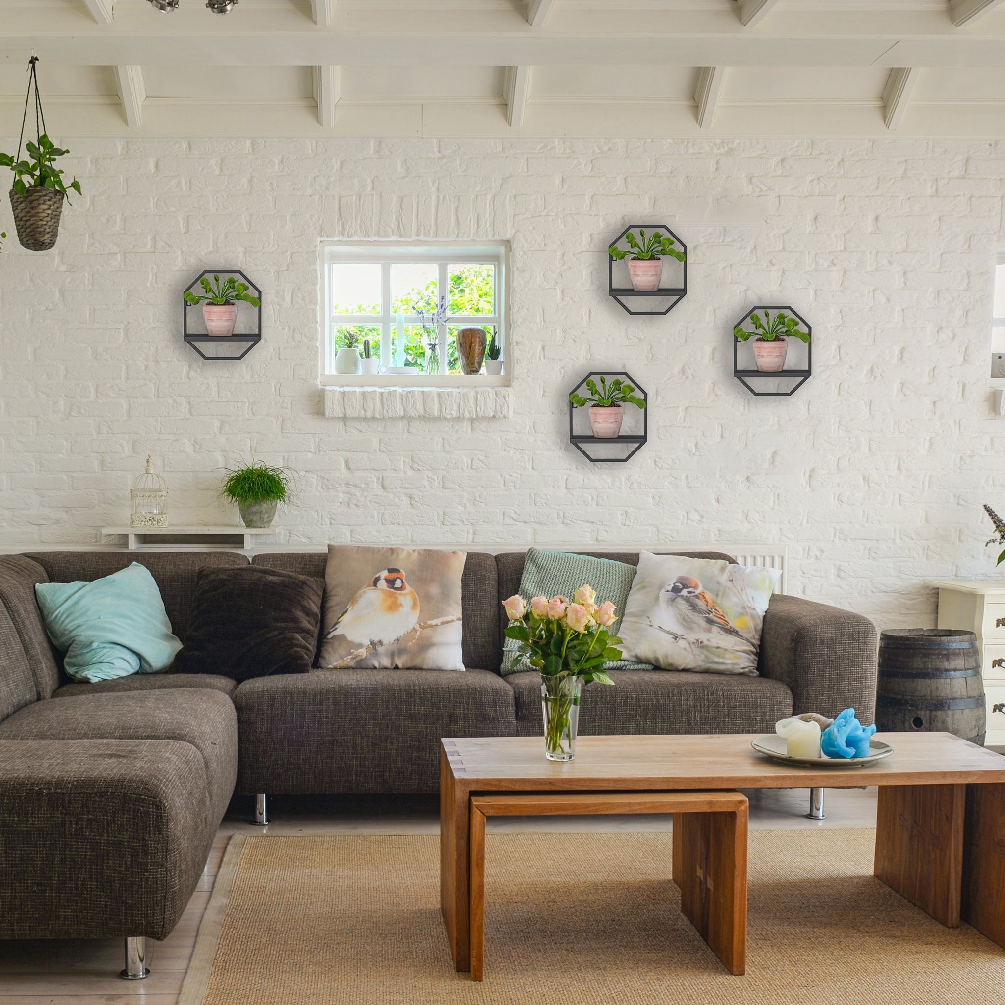 Floating Wall Shelf Storage Display Mounted Rack Wall Shelves