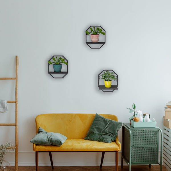 Floating Wall Shelf Storage Display Mounted Rack Wall Shelves