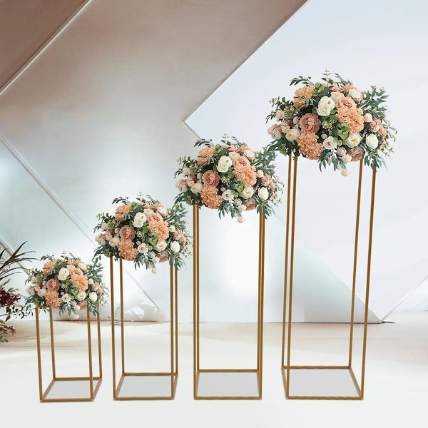 Gold Metal Flower Stand Plant Stands