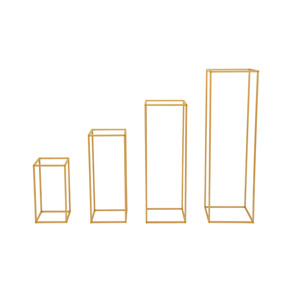 Gold Metal Flower Stand Plant Stands