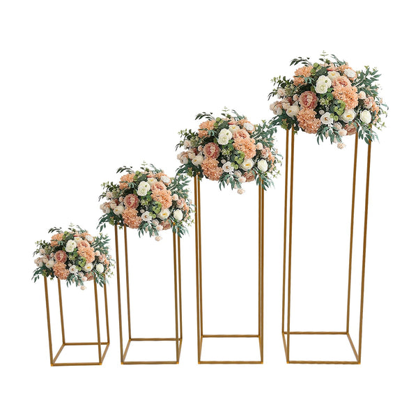 Gold Metal Flower Stand Plant Stands