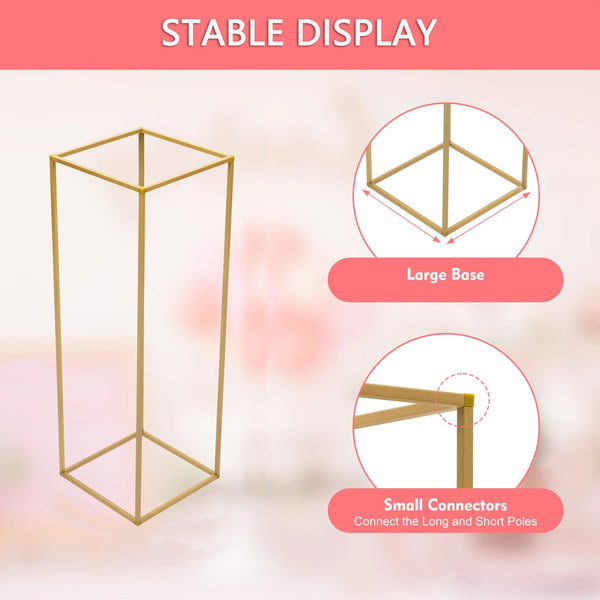 Gold Metal Flower Stand Plant Stands