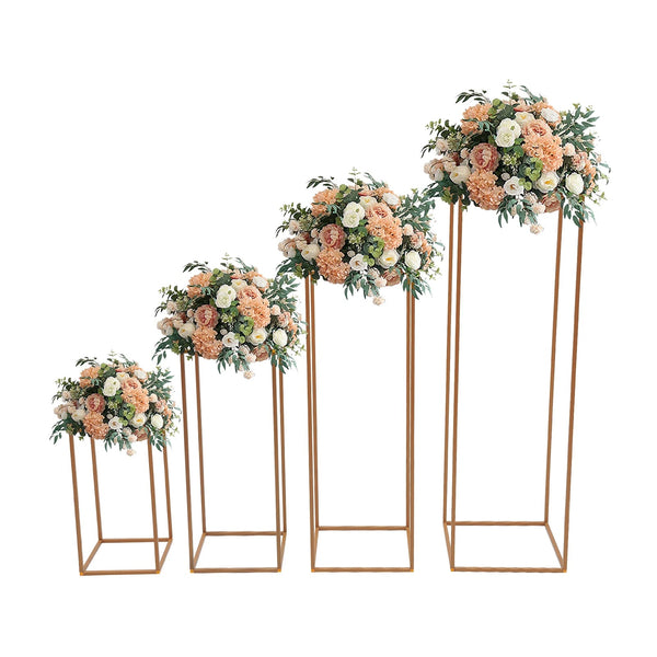 Rose Gold Metal Flower Stand Plant Stands