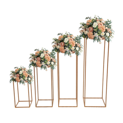 Rose Gold Metal Flower Stand Plant Stands