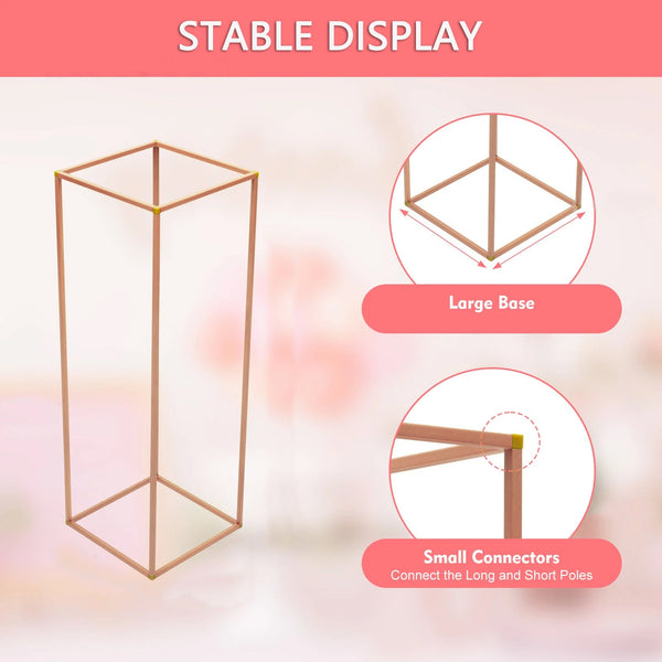 Rose Gold Metal Flower Stand Plant Stands