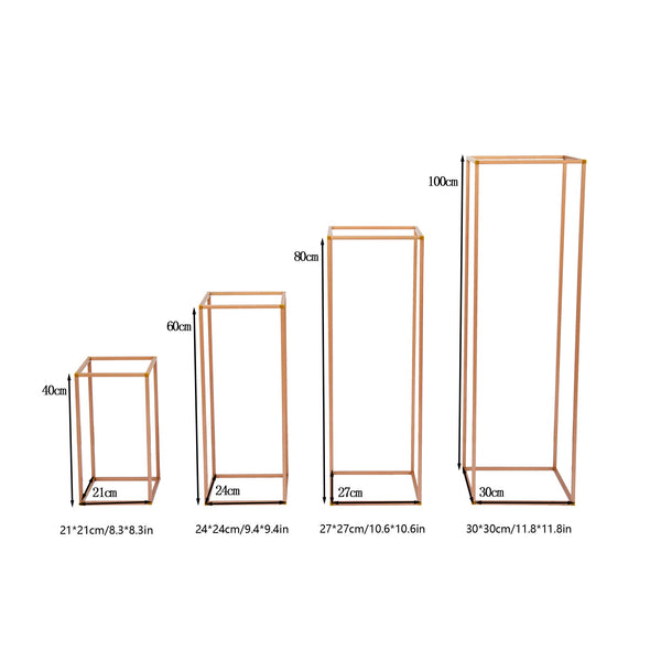 Rose Gold Metal Flower Stand Plant Stands