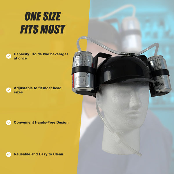 Novelty Drinking Helmet Beer Hat Bucks Hens Soda Holder Party Party Gags & Tricks